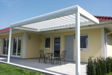 Terrassenüberdachung Sonnenseite