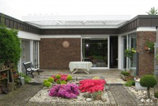 Terrassenüberdachung Innenhof