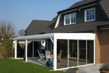 Terrassenüberdachung Windschutz