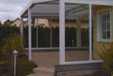 Terrassenüberdachung mit Seitenteilen